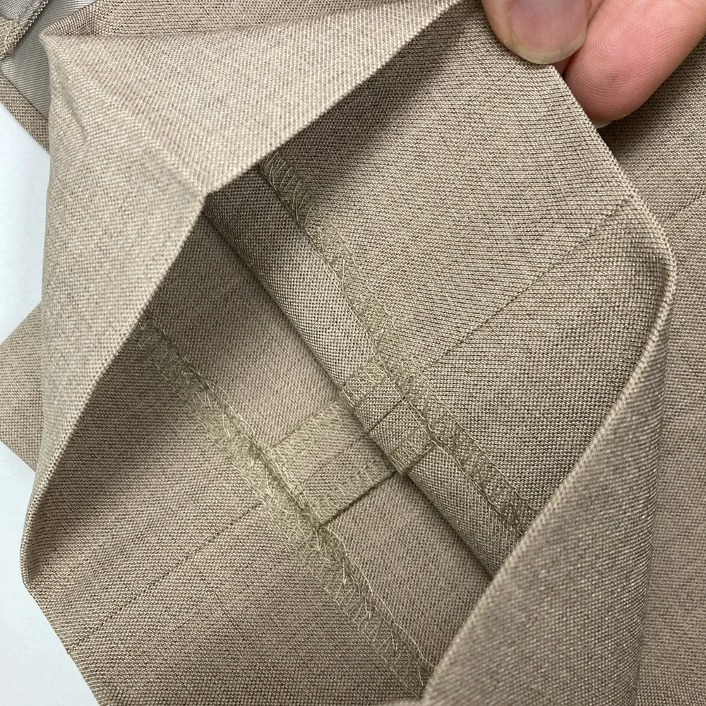 Kenneth Cole Mens Slim fit 2 Piece Suit 36S Pants 29W 30L Waist Tan Light Brown